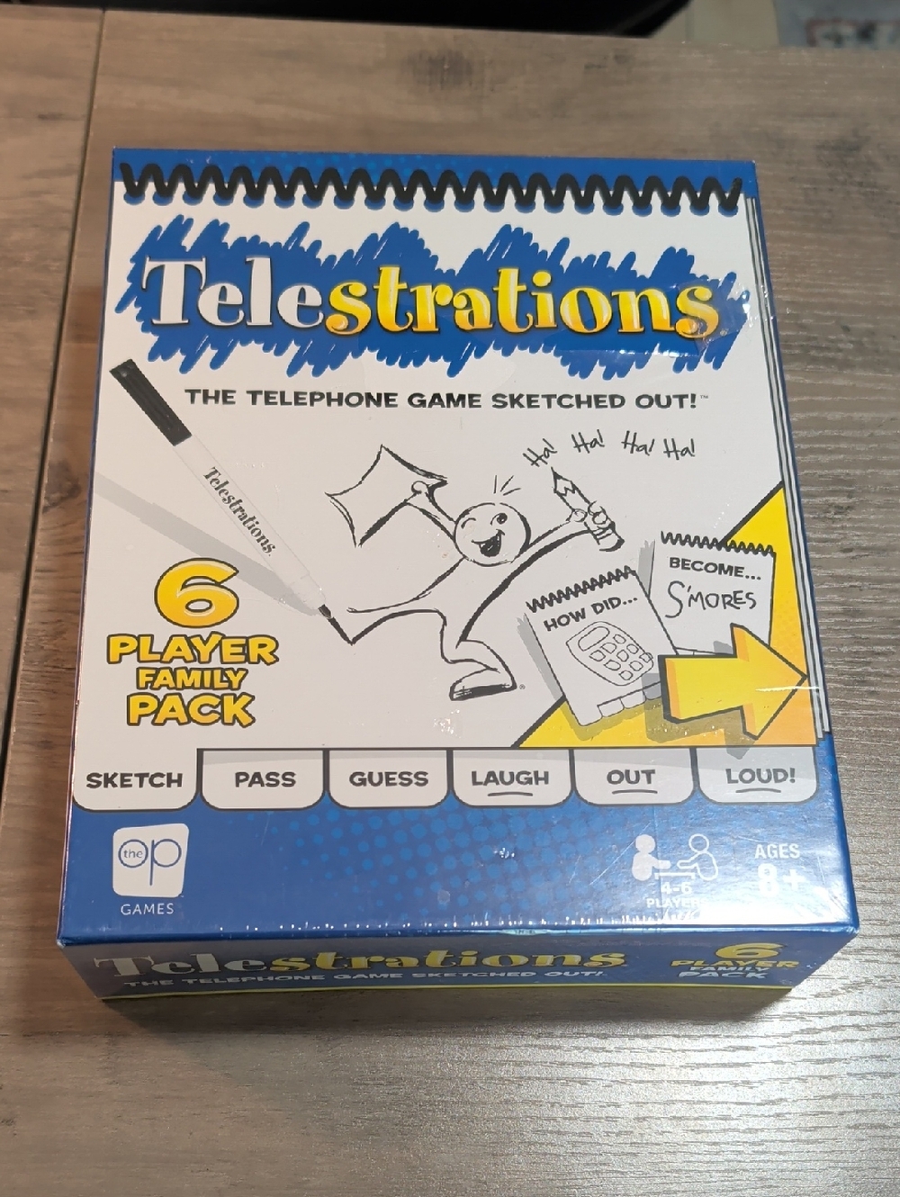*Wrapped New* Telestrations 6 Player Family Pack